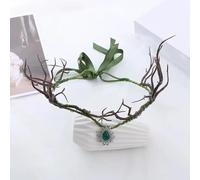 Woodland Elf Crown Tiara Vine Headpiece,Gothic Headband,Bridal Wedding Accessories Crown(Style F)