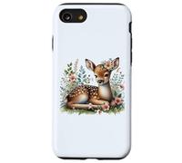 Woodland Fawn Floral Deer Cottagecore Style Case for iPhone SE (2020) / 7/8