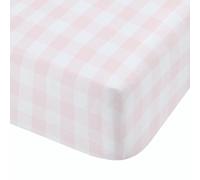 Woodland Friends Fitted Sheet Pink Double