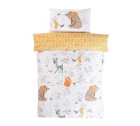 Woodland Friends Single Duvet Cover Set Children's Reversible Bedding Animals