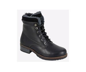 Woodland Frontier Leather Womens Ankle Boots | Boots | Black | UK Size 5