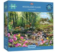 Woodland Glade 1000 Piece Jigsaw Puzzle | Sustainable Jigsaw Puzzle for Adults | Premium 100% Recycled Board | Great Gift for Adults | Gibsons Games