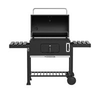 Woodland Grill BBQ - Heavy Duty Charcoal BBQ, Integrated Thermometer, Under Caddy Storage, Portable Barbecue For Easy Transport, Perfect For Entertaining Friends & Family, Can Cook For Up To 18 People