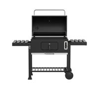 Woodland Grill Heavy Duty Charcoal Grill With Foldable Side Shelves, Black - OC01CBQ5032