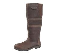 Woodland HAILEY Womens Leather Gusset Country Boots Dark Brown