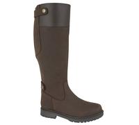 Woodland Harper Ladies' Zip Up Elasticated Gusset Leather High Leg Country Boots