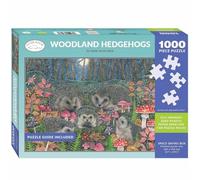 Woodland Hedgehogs - 1000 Piece Jigsaw Puzzle
