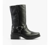 Woodland HIGH HARLEY Mens Leather Western Boots Black - UK 9