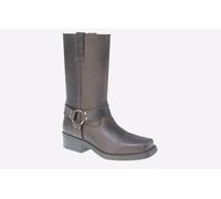 Mens Western and Cult Fashion Gringos HIGH HARLEY - Dk.Brown Leather, Mens UK 10 / EU 44