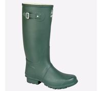 Woodland Hobart Waterproof Outdoor Walking Wellies Wide Fit Unisex Green
