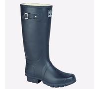 Woodland Hobart Waterproof Outdoor Walking Wellies Wide Fit Unisex Navy