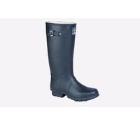 Woodland Hobart Waterproof Outdoor Walking Wellies Wide Fit Unisex Navy
