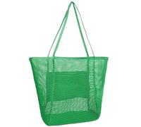 Woodland Holiday Essentials Beach Bags for Women, Extra Large Mesh Tote Bag with Pocket, Foldable & Waterproof, Ideal for Pool, Gym, Grocery Shopping & Travel, Summer Shoulder bags for women