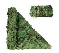 Woodland Hunting Camo Netting, Military Grade Reinforced Tactical Cover For Hunting, Camping, Plant Shade, And Events Military Grade Bulk Roll For Versatile Coverage Green(6.6ftx32.8ft)