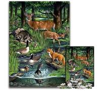 Woodland Jigsaw Puzzles for Adults 1000 Difficult Puzzles for Adults for Home Decor Ideal Christmas & New Year Gift for Teenagers 1000 PCS(38x26cm)