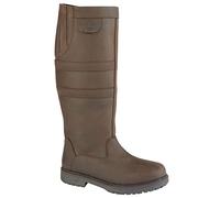 Woodland Ladies Country Style Waterproof, Breathable Waxy Brown Leather Boots (UK 9)