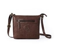 Woodland Leathers 100% Genuine Leather Women's Shoulder Bag Handbag | Designer Vintage Style Women Cross-body Bags with multiple pockets, lightweight and adjustable strap, shoulder bag for women