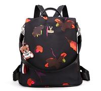 Woodland Leathers Anti-theft Back Pack Womans Ladies Backpacks Rucksack Bag For Women Shoulder convertible Backpack Handbags For Women with heavy duty zippers and waterproof lining (ColourSplash2)