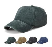 Woodland Leathers Baseball Cap - 100% Cotton, Breathable, Adjustable Cap for Men and Women. Classic Sports Golf Cap Casual Cap, Men's Summer & Golf Sun Hat - Excellent UV Protection (Forrest Green)