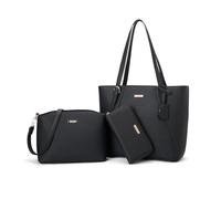 Woodland Leathers black handbags for women, Women handbags & shoulder bags, Cross body bag and clutch bag for women and girls. Small women's totes Faux Leather for all occasions (Black 3)