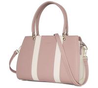Woodland Leathers Designer Handbags For Women, Pastel Colours Shoulder Bag And Top Handle Bags With Adjustable Shoulder Strap, Durable Vegan leather, Versatile Ladies Handbags (Pink)
