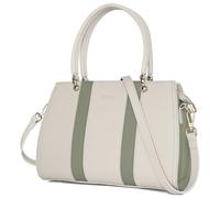 Woodland Leathers Designer Handbags For Women, Pastel Colours Shoulder Bag And Top Handle Bags With Adjustable Shoulder Strap, Durable Vegan leather, Versatile Ladies Handbags (White)