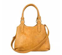 Woodland Leathers Handbags for Women, Tote Bag with Zip, Multi Pocket Shoulder Bag, Ladies Faux Leather Hobo Large Crossbody Bags for Women with Long Strap