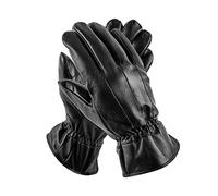 Woodland Leathers Mens Leather Gloves, Winter Warm 100% Leather Gloves with Thermal Lining Outdoor Driving for Cold Weather (Large)