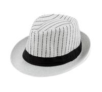 Woodland Leathers Panama Fedora Trilby Straw Hat for Men Foldable Sun Hat | Foldable lightweight mens sun hat, breathable straw hat design, ideal for beach, holidays, travel, smart casual occasions