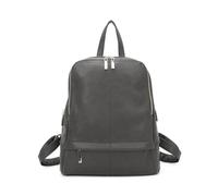 Woodland Leathers Women's Fashion Small Backpack, Womens Backpack With Anti Theft Zipper, Waterproof Faux Leather Back Pack Womens, 13" Tablet And Laptop Fashion Backpacks For Women (Grey)