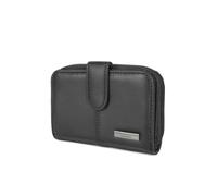 Woodland Leathers Womens Small Purse Leather RFID Card Holder Wallet | Compact genuine leather purse with zipped coin pocket, Bifold RFID protected small card holder purse for women