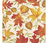 Woodland Leaves by Pamela Gladding Caspari Lunch Napkins 20 in Pack 3 ply 33 cm Square