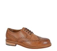 Woodland M 534 Men's Lace Up Tan Leather Brogue Gibson Shoes