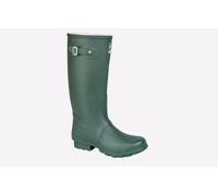 Woodland W260E Green Wide Fit Strap Wellington Boot