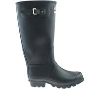 Woodland W260C Navy Wide Fit Strap Wellington Boot