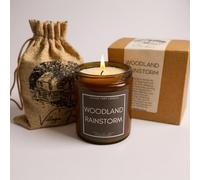 Woodland Rainstorm Luxury Hand Poured Candle | Eco Friendly | Vegan | Hand Crafted, | 50+ Hour Burn Time | Soy Wax Premium Candle | Handmade in Lancashire | by Village Farm Candles