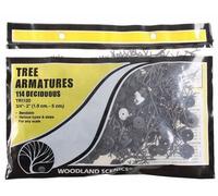 Woodland Scenics 3/4"-2" (1.9cm -5.08cm) Deciduous Tree Armatures - TR1120