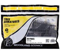 Woodland Scenics 4"-6" (10.1cm-15.2cm) Pine Tree Armatures - TR1125