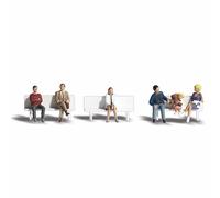 Woodland Scenics A1861 Bus Stop People HO OO Gauge Figures Landscaping