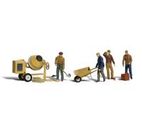Woodland Scenics A1901 Masonary Workers Figures Set (Pk11) HO Gauge