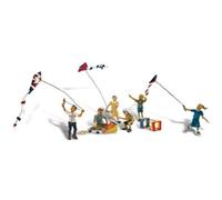 Woodland Scenics A1937 Windy Day Play 8 figure set HO Scale - Tracked 48 Post