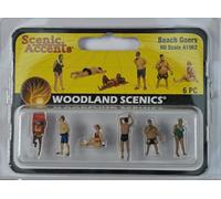 Woodland Scenics A1962 People on the Beach Life Figures Track H0 HO 1:87 Beach Goers