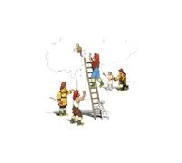 Woodland Scenics A2151 Firemen To The Rescue Figures Set (Pk8) N Gauge