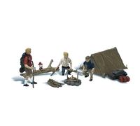 Woodland scenics WA2199 Campers - N Scale (8 pieces) N (1/148 - 1/160) Plastic Painted Figures [N] Scale model