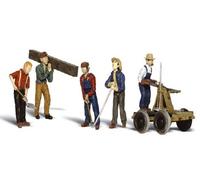 Woodland Scenics A2747 Painted Assorted Railroad Workers & Dandy Set 0 Gauge T48
