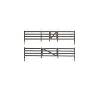 Woodland Scenics Wood Rail Fence A2992 - N Gauge - Pack of 8