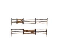 WOODLAND SCENICS Log Fence O Gauge A3001 (US IMPORT)