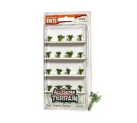 Woodland Scenics All Game Terrain: Dark Green Shrubs Tufts