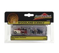 Woodland Scenics AS5324 Car Tow Truck Breakdown Towing Figures Scale N 1:160 Tow Service