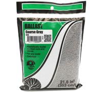 Woodland Scenics Ballast Coarse Gray 21.6in³ Model Railways Dioramas WB89